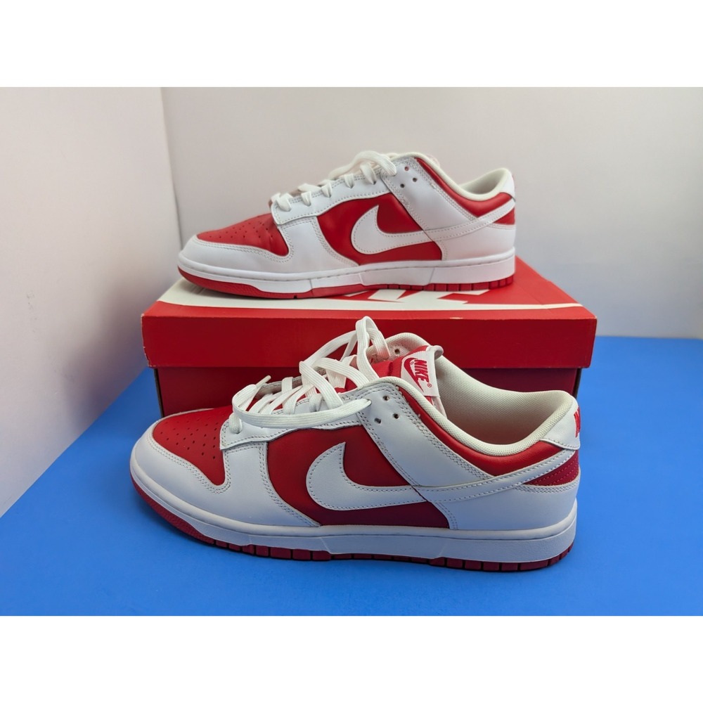 Nike Dunk Low University Red DD1391-600 Mens Size 13 Sneaker Red White